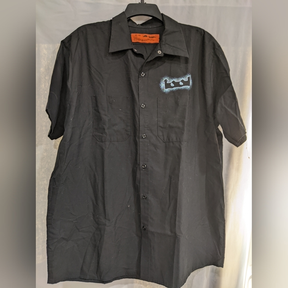 Vintage Tool Work Shirt Lateralis Button Down Band Merch Unisex Size L